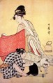 Frauen, die Kleider machen 2 Kitagawa Utamaro Japanisch